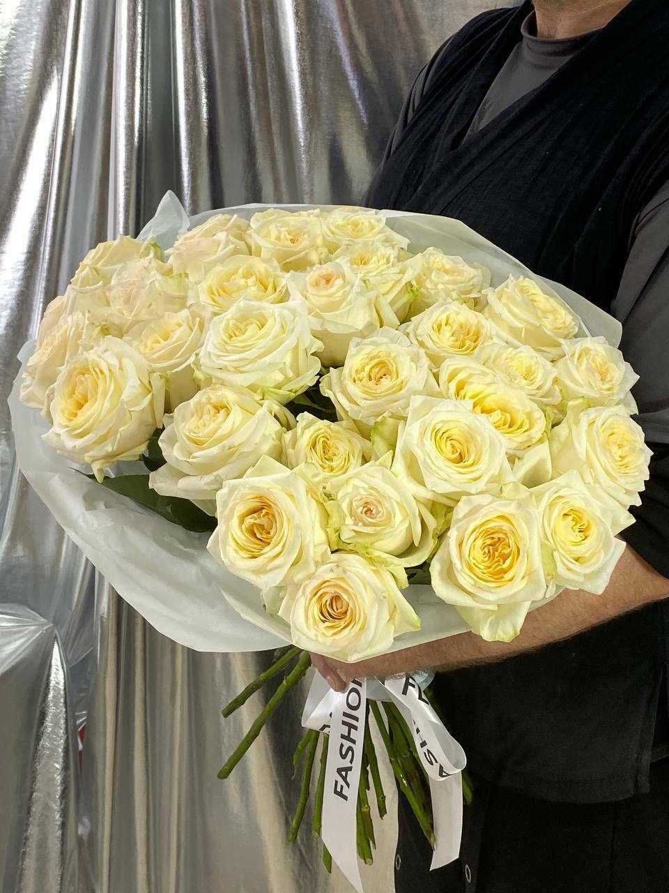 Букет из роз "Кэндлайт"